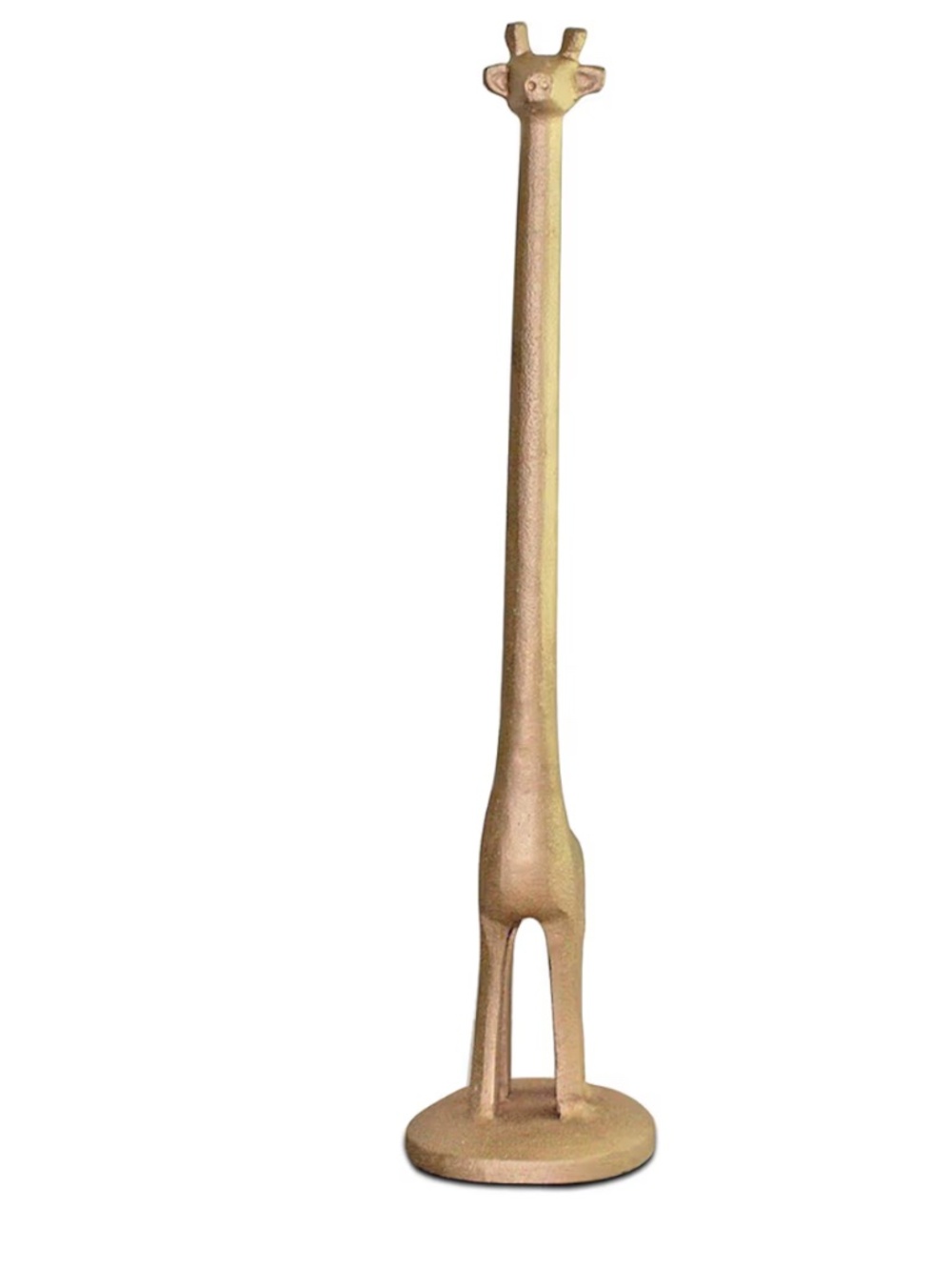 WallCharmers Gold Giraffe Metal Paper Towel/Toilet Paper Holder